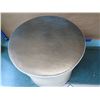 Image 2 : Tall Round Ceramic Side Table 25" Dia x 24"H