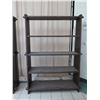 Image 1 : Very Tall Large Wooden 4-Tier Shelving Unit 66" X 22" X 90"H