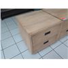 Image 2 : Qty 2 Wooden Nightstands w/ 2 Drawers 24" x 25" x 23" H