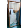 Image 1 : Full Length Wood-Framed  Wall Mirror 24" x 54"