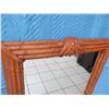 Image 2 : Large Rattan-Look Mirror 31.5" X 48" (not real wood)