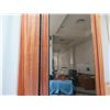 Image 3 : Tall Wood-Framed Mirror w/ Vertical Slatwall Shelf Bracket Rails 8ft X 2ft