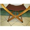 Image 8 : Hermes Pippa Folding Leather Chair - Excellent Condition 34" X 19" X 33H