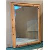 Image 1 : Solid Natural Pine Wood Mirror 30" x 43"
