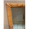 Image 2 : Large Rattan-Look Mirror 31.5" X 48" (not real wood)