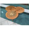 Image 2 : Wooden Tri-Table, Fusion of 3 Round Tables 33"x18"x19"H