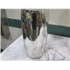 Image 3 : Qty 2 Ceramic Mirrored Lamps w/ White Lampshades, Approx. 30" H