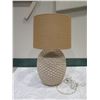 Image 1 : Textured Ceramic Lamp w/ Textured Lampshade, Approx. 29" H