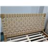 Image 2 : Queen Crate & Barrel Bed Frame w/ Headboard (Frame 65"W, 90"L)