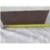 Image 10 : Qty 2 Short Solid Stone Block Lamps w/ Shades (approx. 16"H w/ shades)