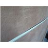 Image 8 : Very Large Wood-Framed Ridged Wall Mirror 77" X 66"
