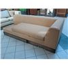 Image 1 : Sofa Section, Light Brown, Incomplete - Missing Seat Cushion