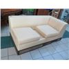 Image 2 : Sofa Section, Cream, Incomplete - Missing Seat Cushion