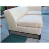 Image 3 : Sofa Section, Cream, Incomplete - Missing Seat Cushion