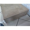 Image 3 : Low Wooden Ottoman, Distressed Finish, No Cushion 22”x22”x8.5”H