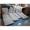 Image 2 : Qty 5 Pottery Barn Chaise Lounge Cushions, 27"W, Washable Zippered Casing, Varying Conditions