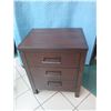 Image 2 : Wooden Chest w/ 3 Drawers 25" X 19" X 31"H