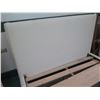 Image 2 : Full-Size Crate & Barrel Merrick Bed Frame w/ Upholstered Headboard & Sides, Cream/Sand, Outer Frame