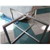 Image 2 : Very Large Marble-Like Tabletop w/ Metal Base, 73" Dia, 2" Thick (material is not natural stone but 