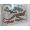 Image 1 : Framed Art Print - Lizards & Other Reptiles 32"X28"