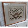 Image 1 : Framed Art Print - Eels 32"X28"