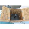 Image 8 : Wooden Umbrella Stand/Storage Box, Has General Wear and Tear