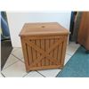 Image 1 : Wooden Umbrella Stand/Storage Box, Has General Wear and Tear