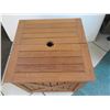 Image 2 : Wooden Umbrella Stand/Storage Box, Has General Wear and Tear