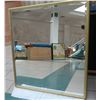 Image 1 : Large Gold-Tone Framed Mirror 45" x 52"