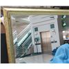 Image 2 : Large Gold-Tone Framed Mirror 45" x 52"