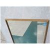 Image 2 : Textured Gold-Tone Metal Frame Mirror 38" x 26"