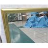 Image 2 : Large Gold-Tone Metal Frame Mirror 36" x 36"