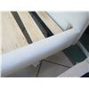 Image 10 : Full-Size Crate & Barrel Merrick Bed Frame w/ Upholstered Headboard & Sides, Cream/Sand, Outer Frame
