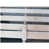 Image 16 : Full-Size Crate & Barrel Merrick Bed Frame w/ Upholstered Headboard & Sides, Cream/Sand, Outer Frame