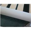 Image 8 : Full-Size Crate & Barrel Merrick Bed Frame w/ Upholstered Headboard & Sides, Cream/Sand, Outer Frame