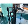 Image 2 : Wrought Iron Fireplace Tools and Rack