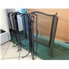 Image 2 : Fireplace Screen & Wrought Iron Fireplace Tools w/ Racks