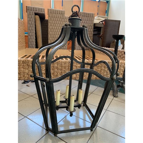 Large Wrought Iron Chandelier