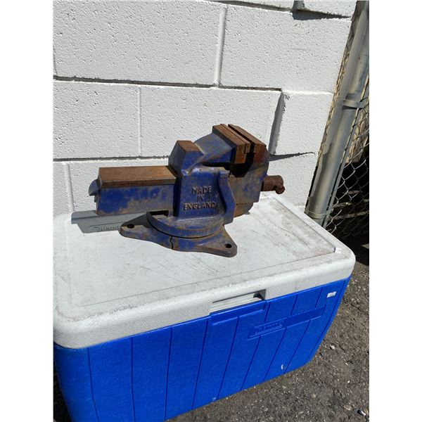 Large vice made in England