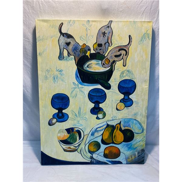 Art on canvas 31.5x 23.5