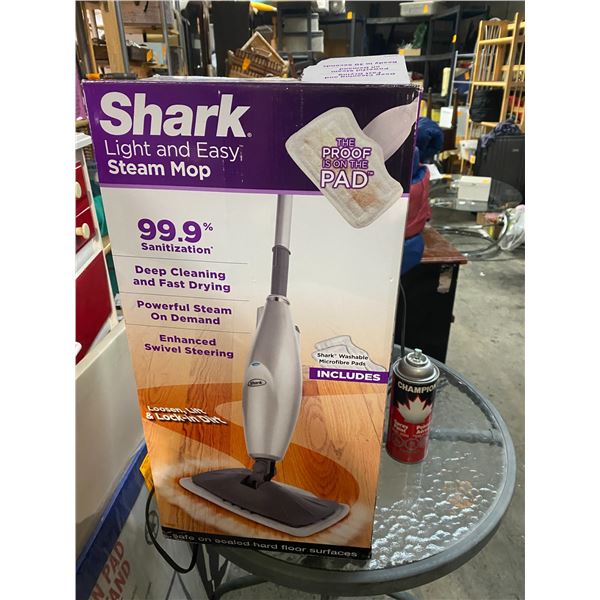 New shark light and easy steam mop
