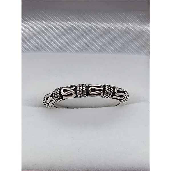 Sterling silver ring with appraisal