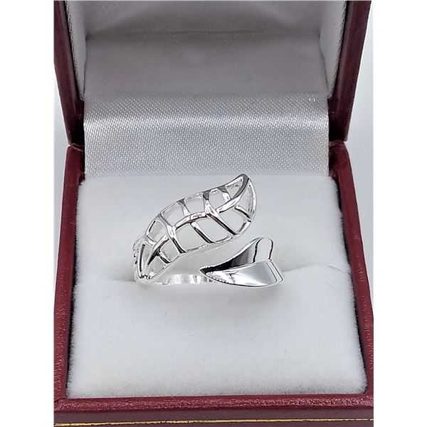 Sterling silver filigree ring