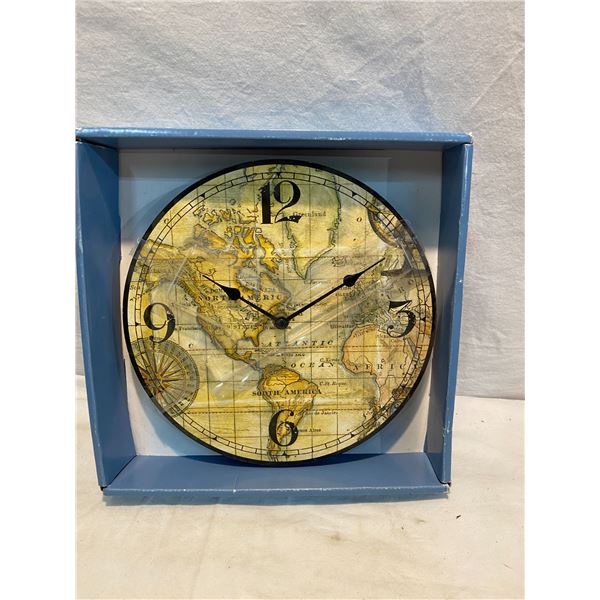 World map clock