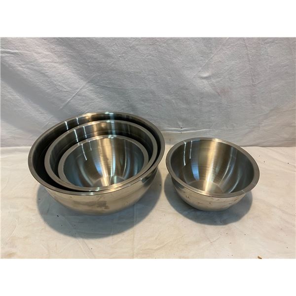 Stainless steel bowls