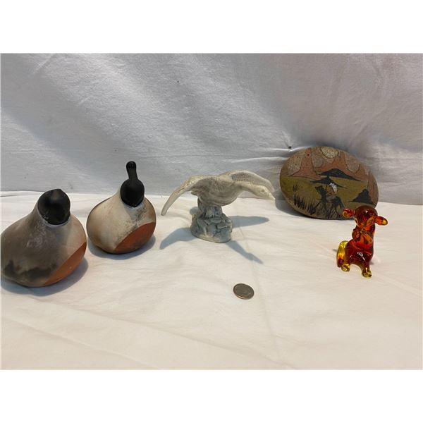 Collectible figurines one is chipped on top