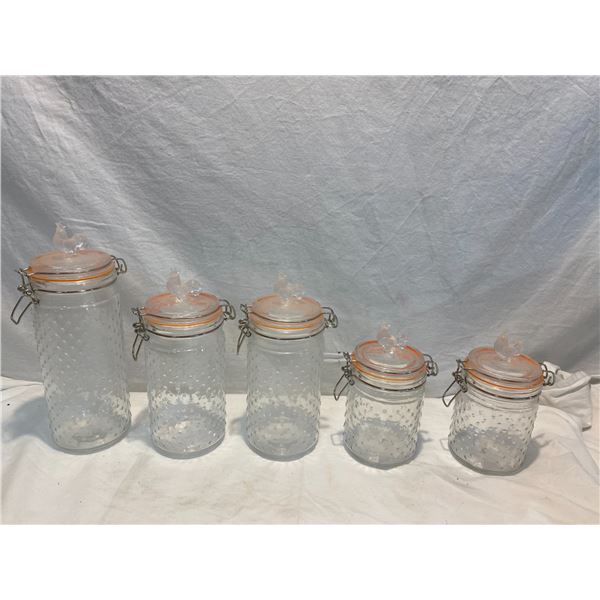 Lidded jar set