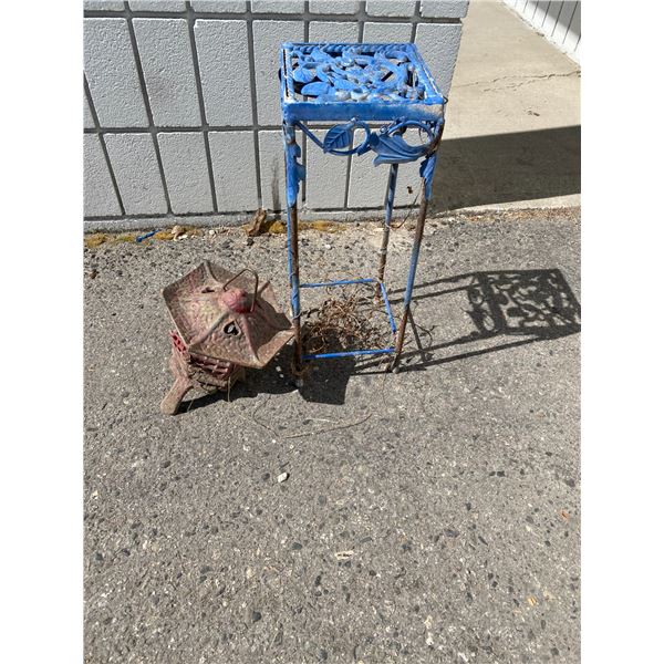 Plant stand and yard art