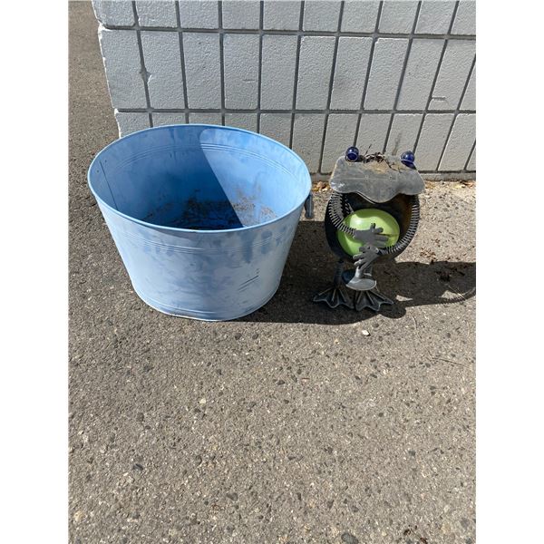 Frog and bucket