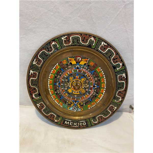 Mexican decor plate 11 inches